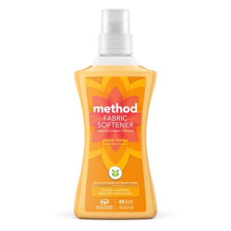 METHOD Ginger Mango Scent Fabric Softener Liquid 53.5 oz 16534